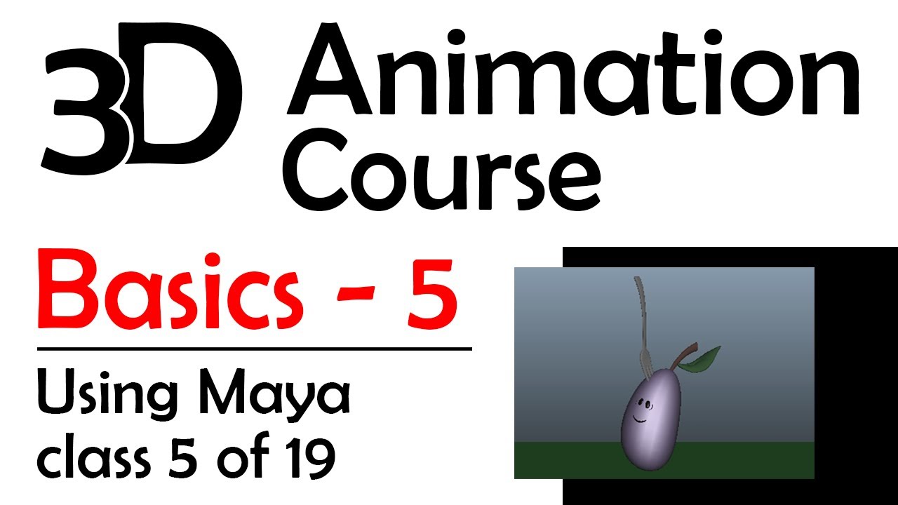 3D Maya Animation - Basics 5: Secondary Action (Free 3D Animation Course)