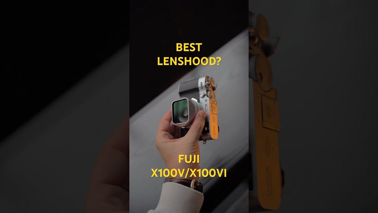 THE BEST LENSHOOD FOR THE FUJI X100V / X100VI ⚡️🔥 #squarehood #fujix100v #fujifilmx100vi #fujifilm
