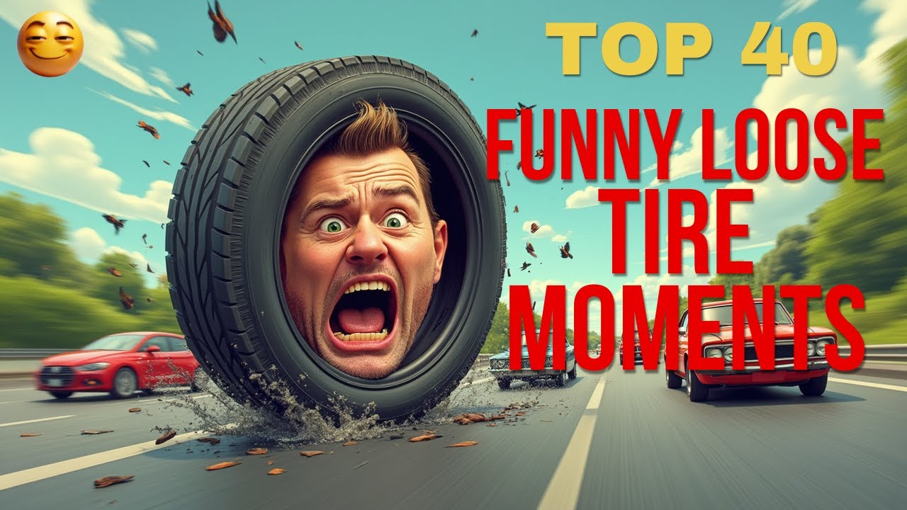 Top 40 Funniest Runaway Tire Moments | Hilarious Fails
