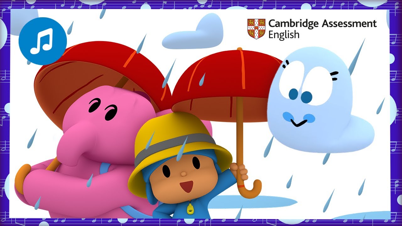 🌧️ RAIN, RAIN, GO AWAY 🌧️ | Nursery Rhymes & Baby Songs | Cambridge English & Pocoyo