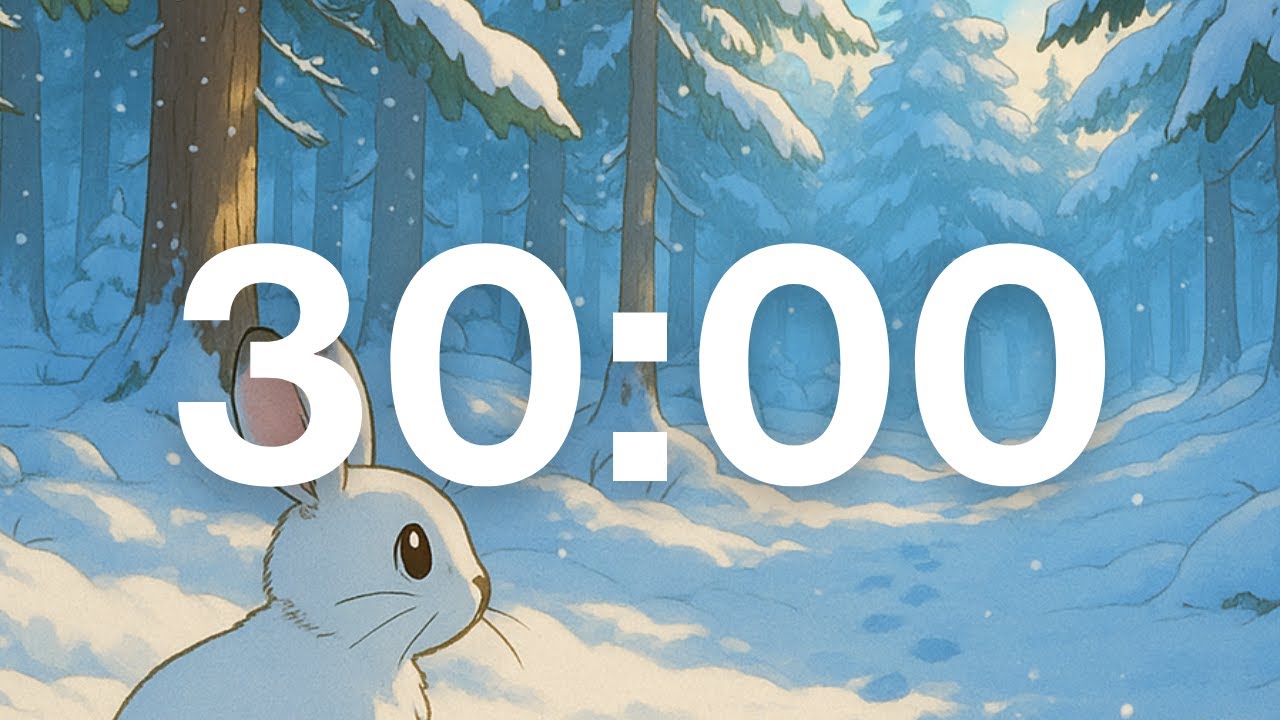 30 Minute Winter Timer - The Lost Snow Rabbit