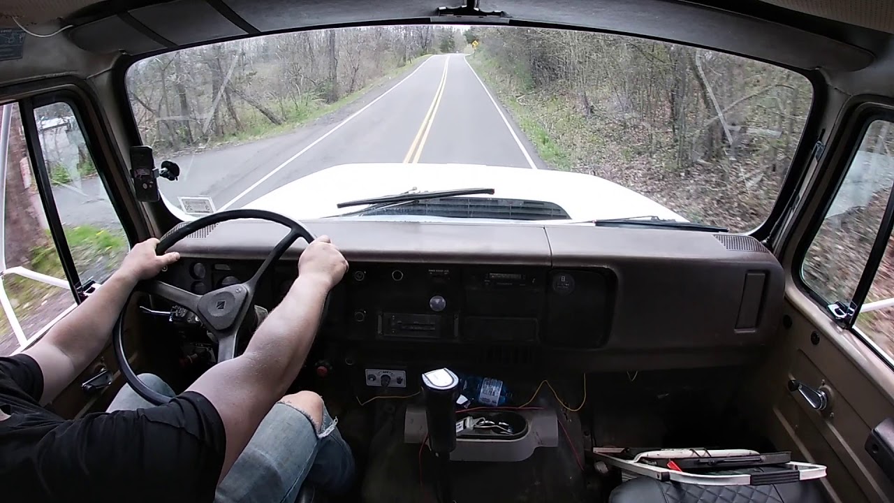 Driving an old international