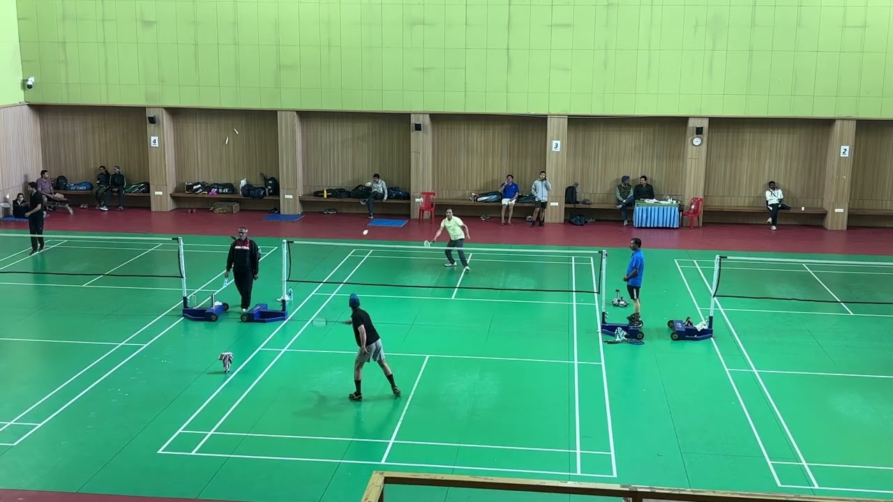 Badminton civil service match Dr kinshuk soni 