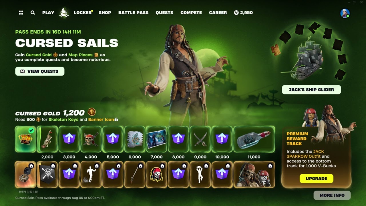 Fortnite Cursed Sails Pass