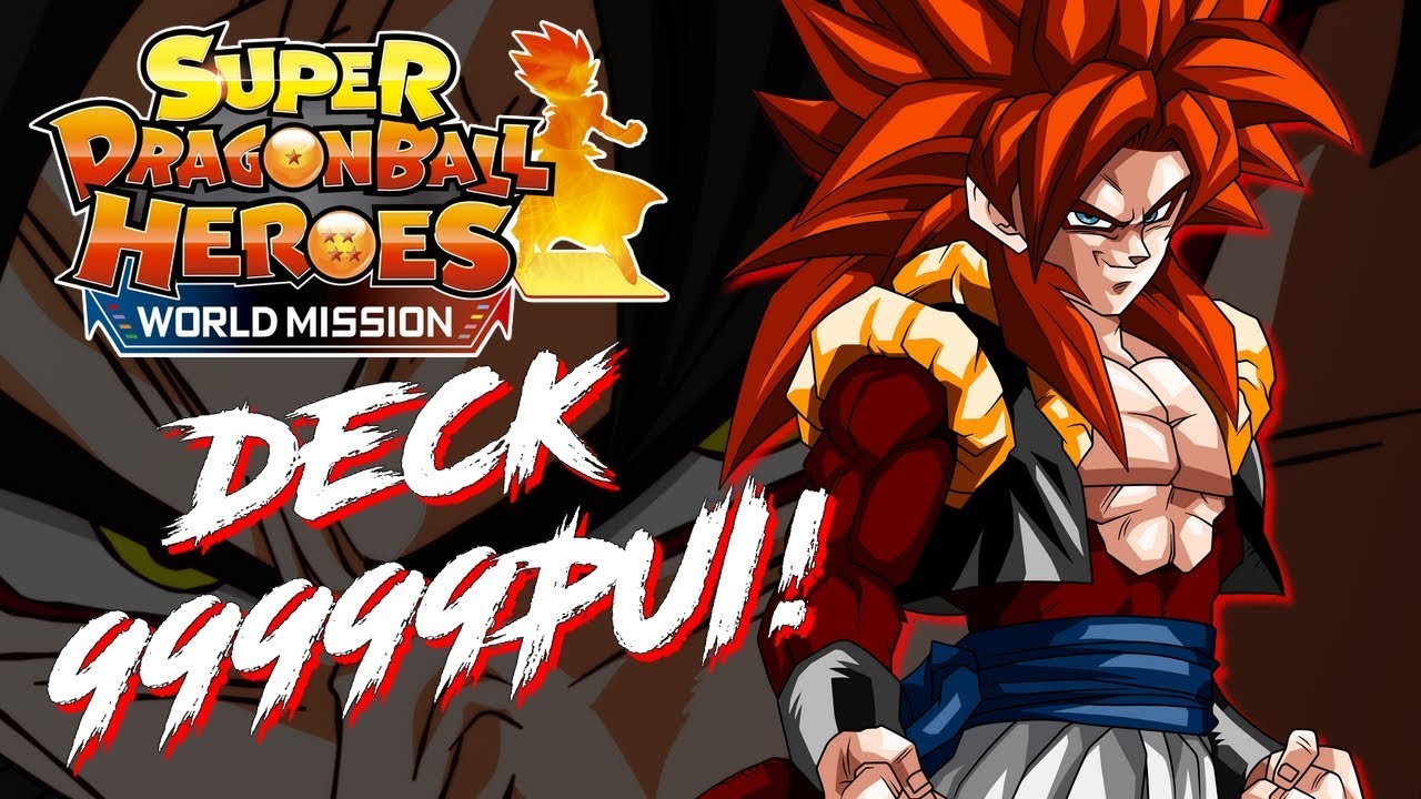 DECK GOGETA 4 OVER 99999 ! SUPER DRAGON BALL HEROES WORLD MISSION | GUIDE FR