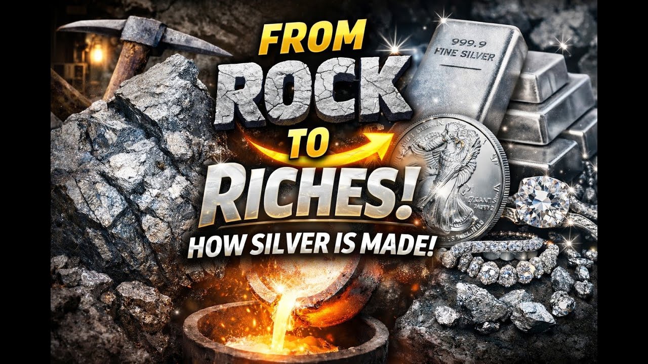 From Dirty Rock to Shiny Silver! The Secret Journey of Silver #silver  #metals