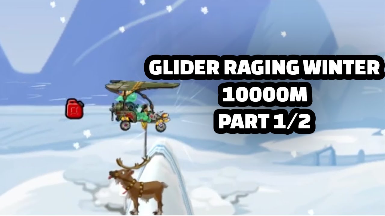 [TAS] Glider Raging Winter 10000m [PART 1/2] | Hill Climb Racing 2
