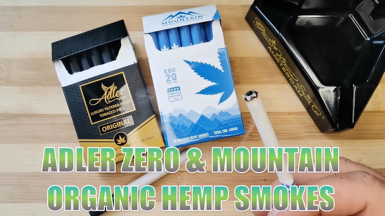 Adler Zero and Mountain Organic Hemp Smokes Review