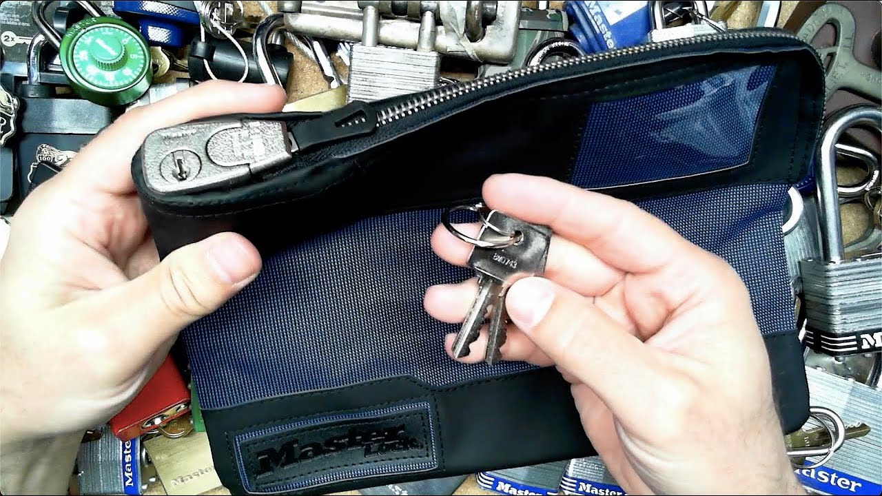 [146] Master Lock 7120D Money Bag picked open