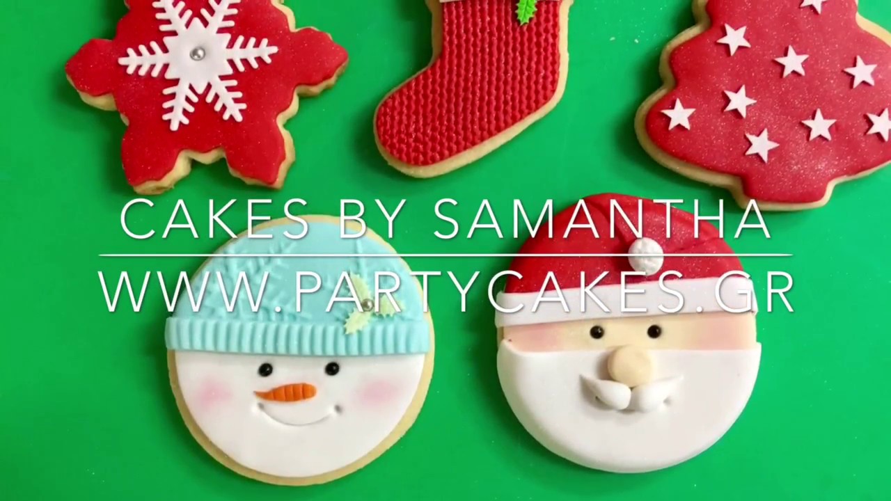 Christmas Cookies! Χριστουγεννιάτικα Μπισκότα με ζαχαρόπαστα