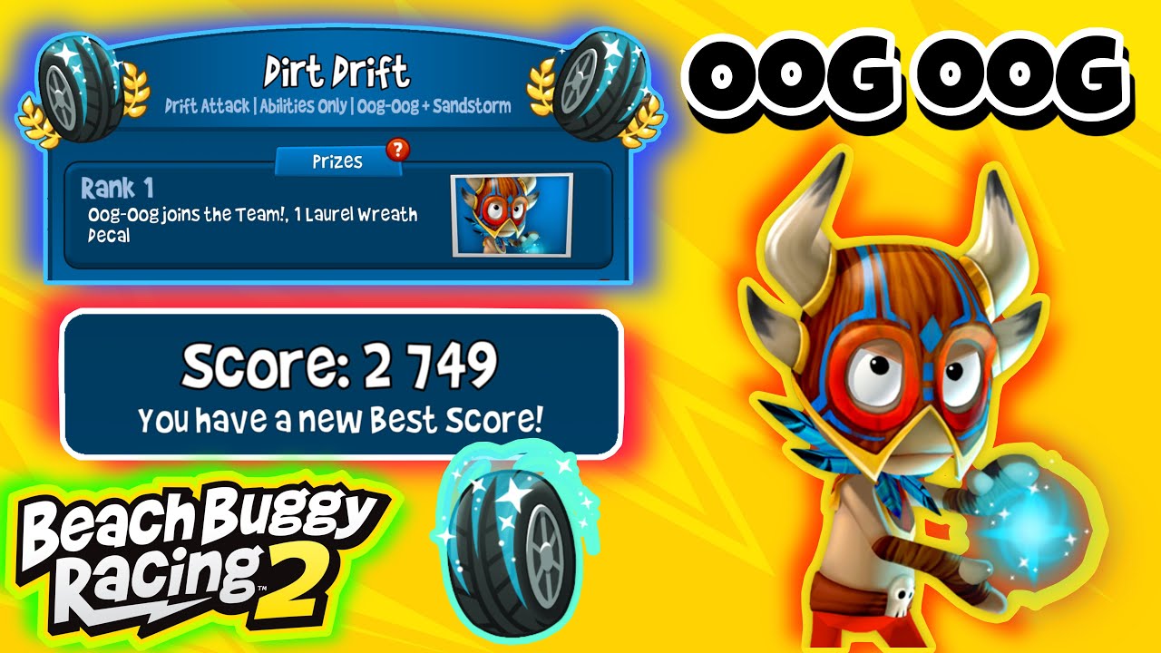 Dirf Drift 💨| Oog-Oog 🎭 Prize✨| SandStrom 🥙| Beach Buggy Racing 2 🏖🏁| BB Racing 2