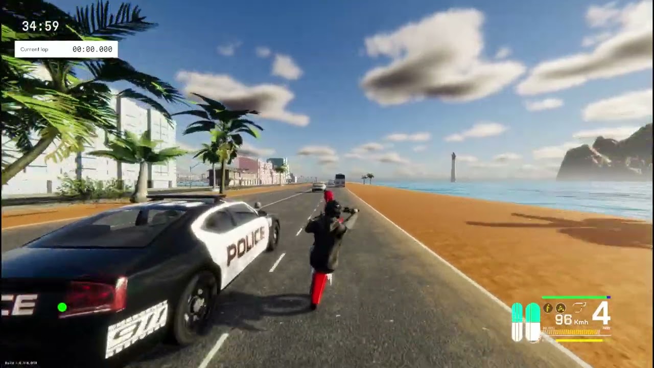 Cr500 Wheeling Through Traffic On TrackDayR