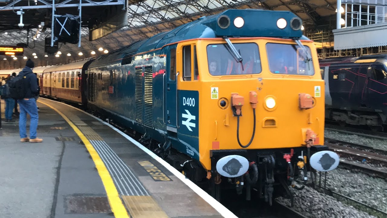 Class D400 (50050) ‘Fearless’ & D213 (40013) ‘Andania’ Departing Bristol Temple Meads 