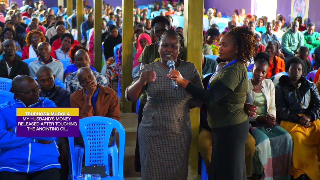 SHE TOUCHED THE ANOINTING OIL & KES 100,000 FOLLOWED DEBTS CLEARED AND BUILDING RESUMED