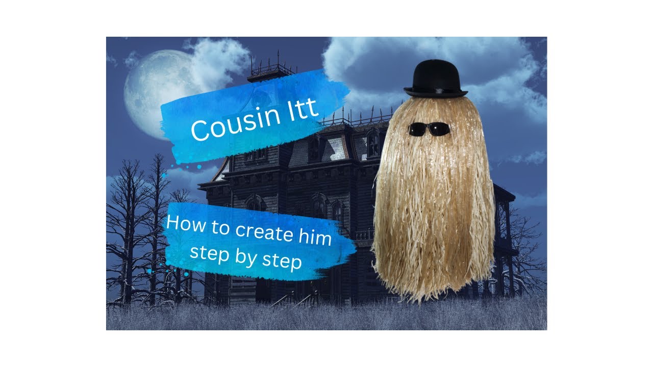 How to create Cousin Itt from the Addam's Family for Halloween