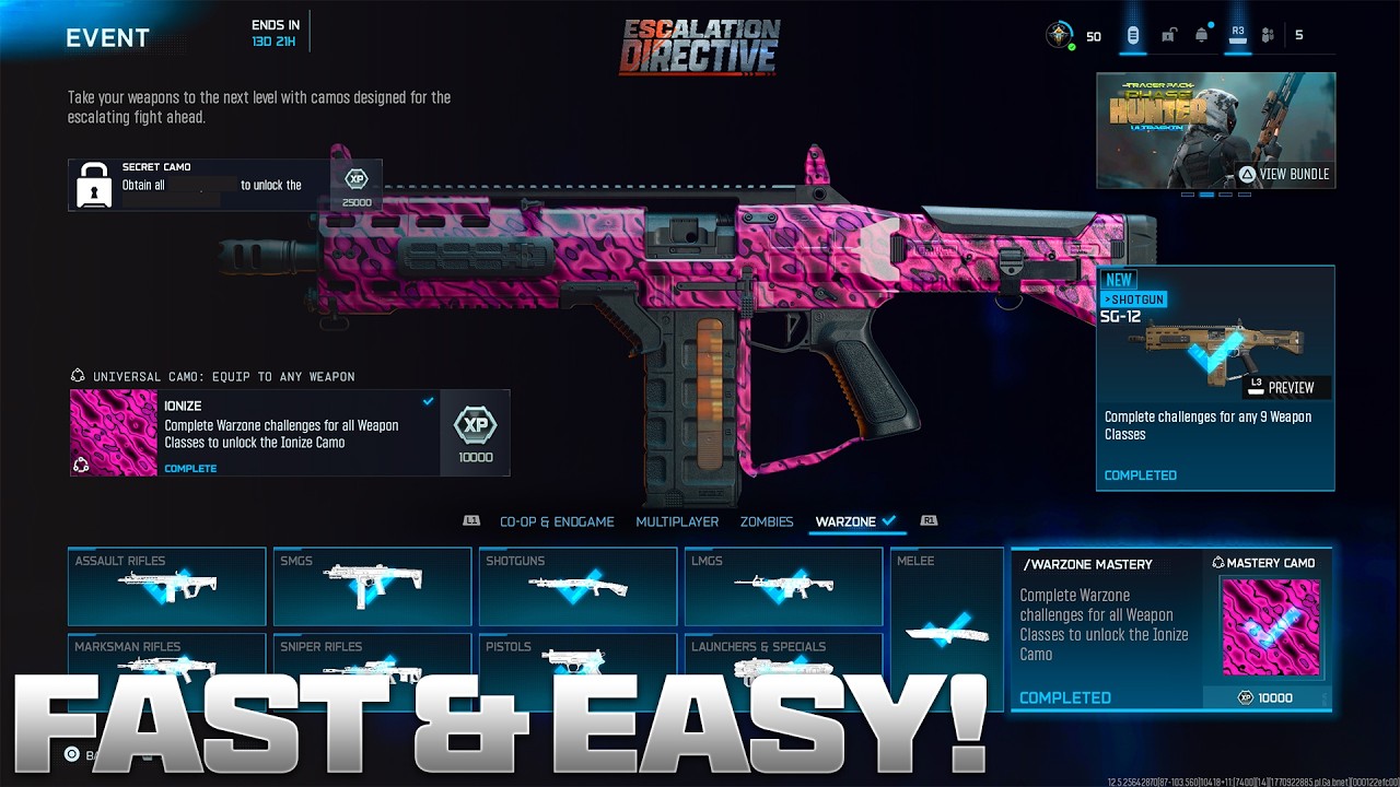 COMPLETE NEW Escalation Directive Camo Event FAST & EASY! (FULL GUIDE)