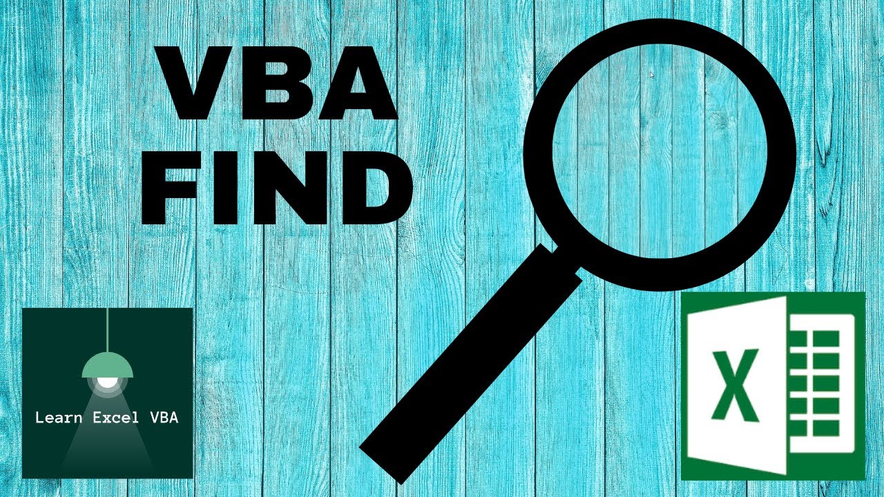 Excel VBA - FIND Function