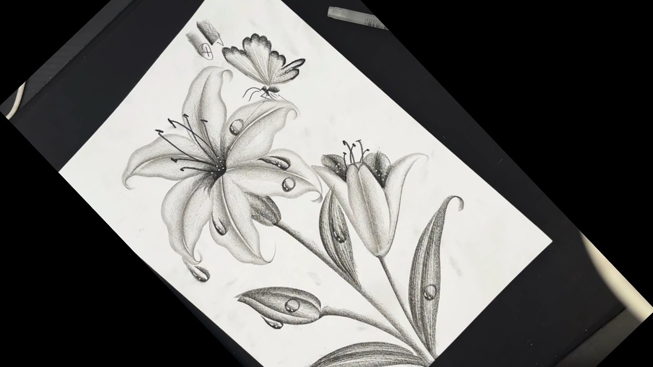 EASY Flower Drawing Tutorial for Beginners