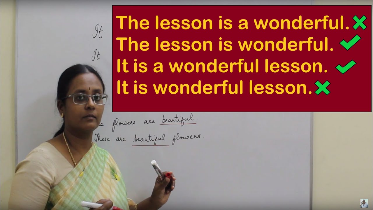 [ TAMIL ] Adjectives - attributive and predicative : How to use them properly in sentences?