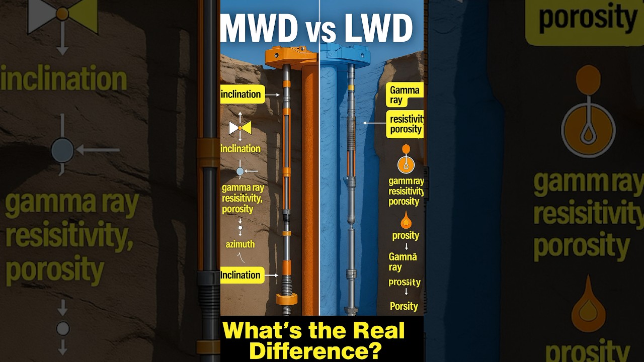 LWD vs MWD &mdash; What&rsquo;s the Difference? 🛠️ Downhole Tool Guide #shorts