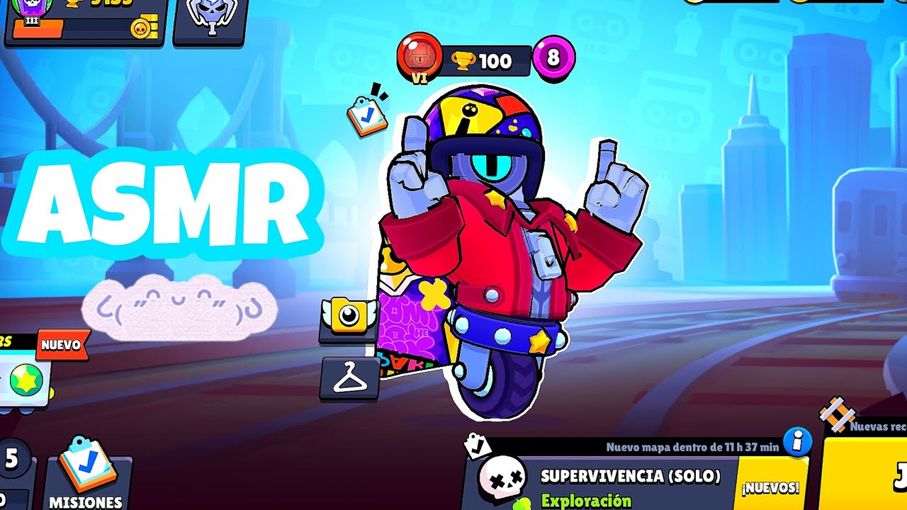 ASMR 💕 JUGANDO BRAWL STARS + SUSURROS 🌟🌷 