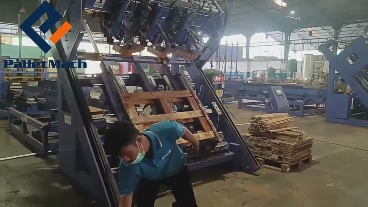European wooden pallet production line