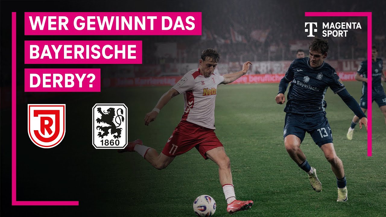 SSV Jahn Regensburg - TSV 1860 M&uuml;nchen, Highlights mit Live-Kommentar | 3. Liga | MAGENTA SPORT