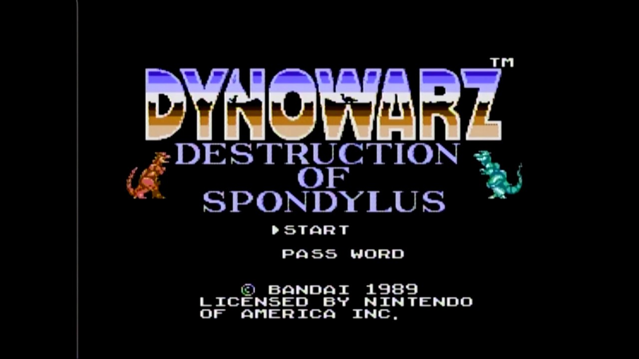 Dynowarz: Destruction Of Spondylus - Longplay (NES)