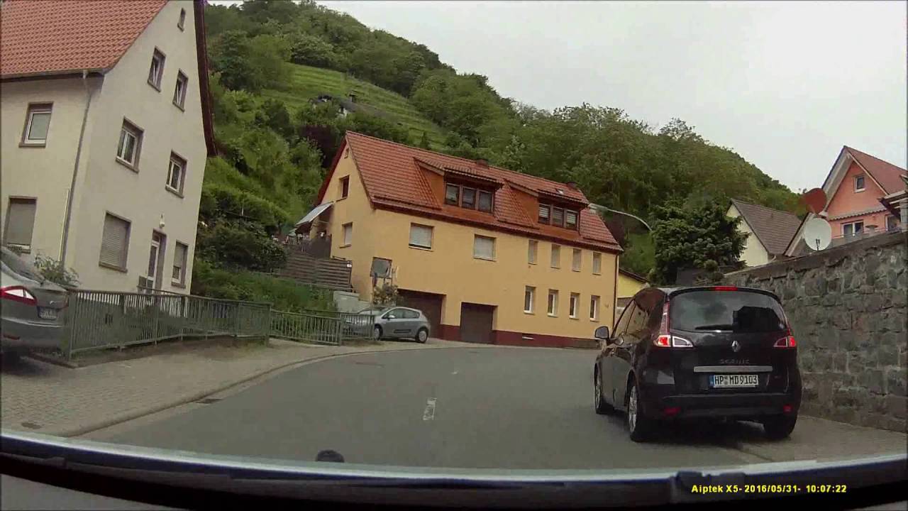 Autofahrt im Odenwald/HP:  Bensheim ---:--- Odenwaldschule