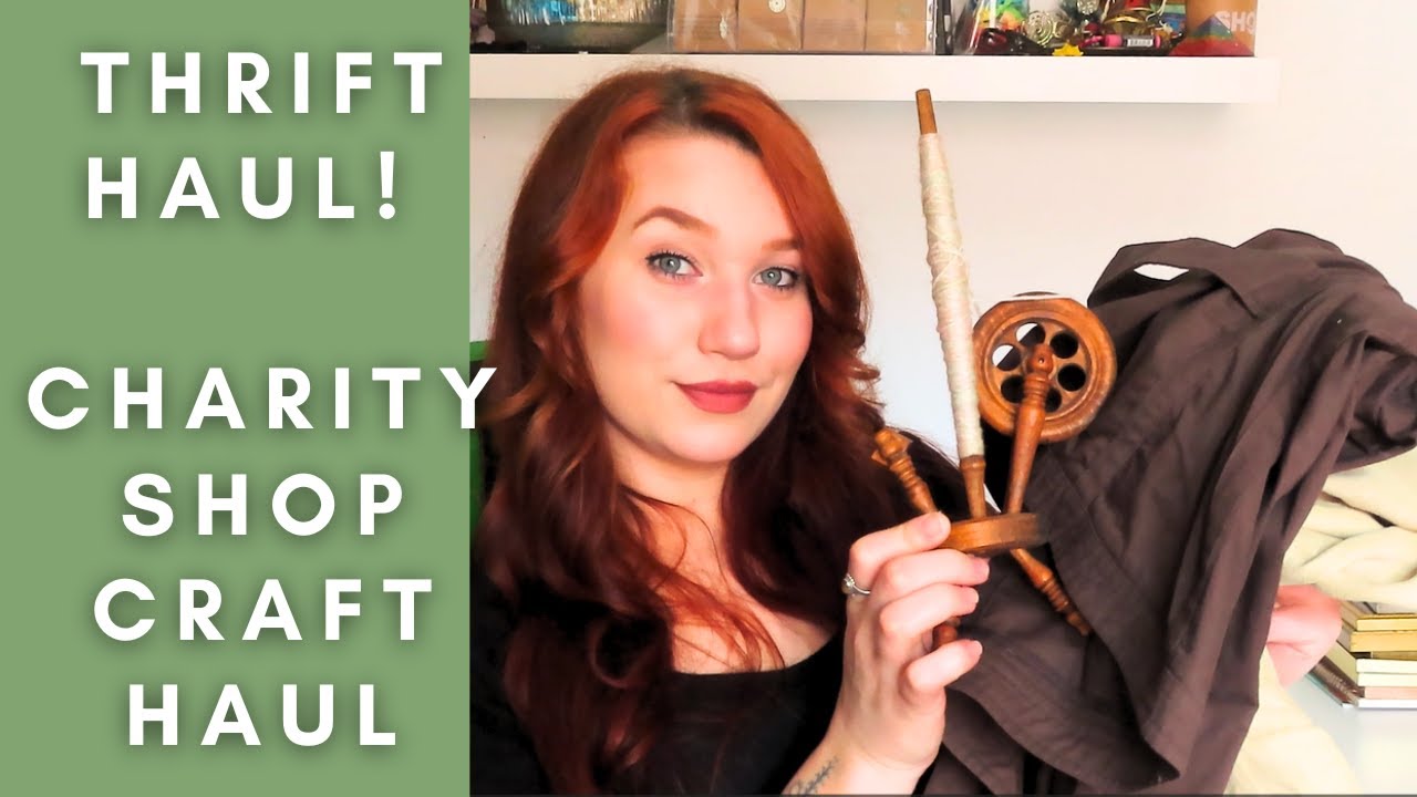Thrift haul! a very crafty charity shop haul! May 2023