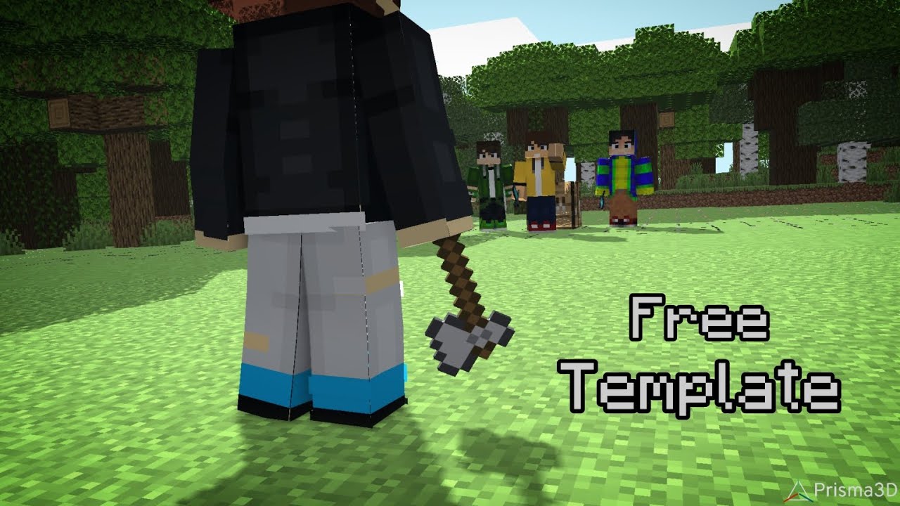 Prisma 3d Minecraft Indian theme Fighting Template