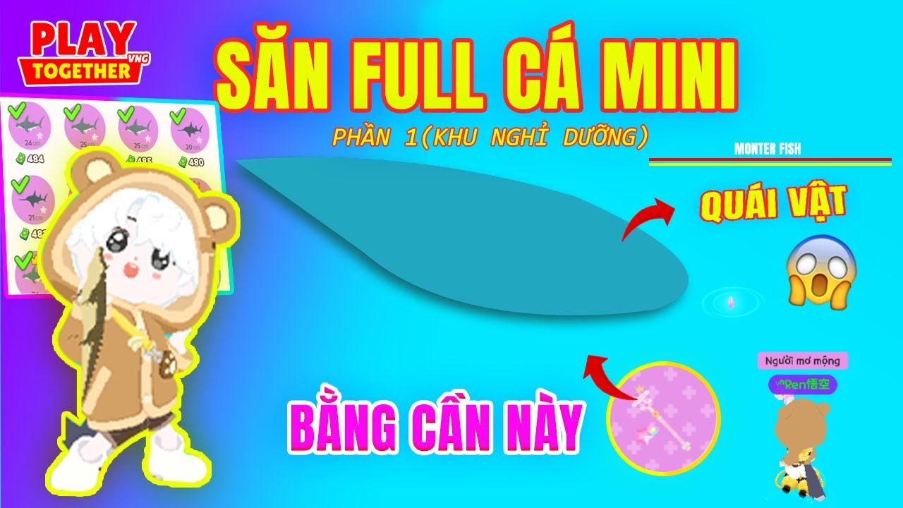 Play Together | Thử Thách 24H Dùng Cần Câu Vvip Pass Câu Full Cá Mini Và Cái Kết - Phần 1
