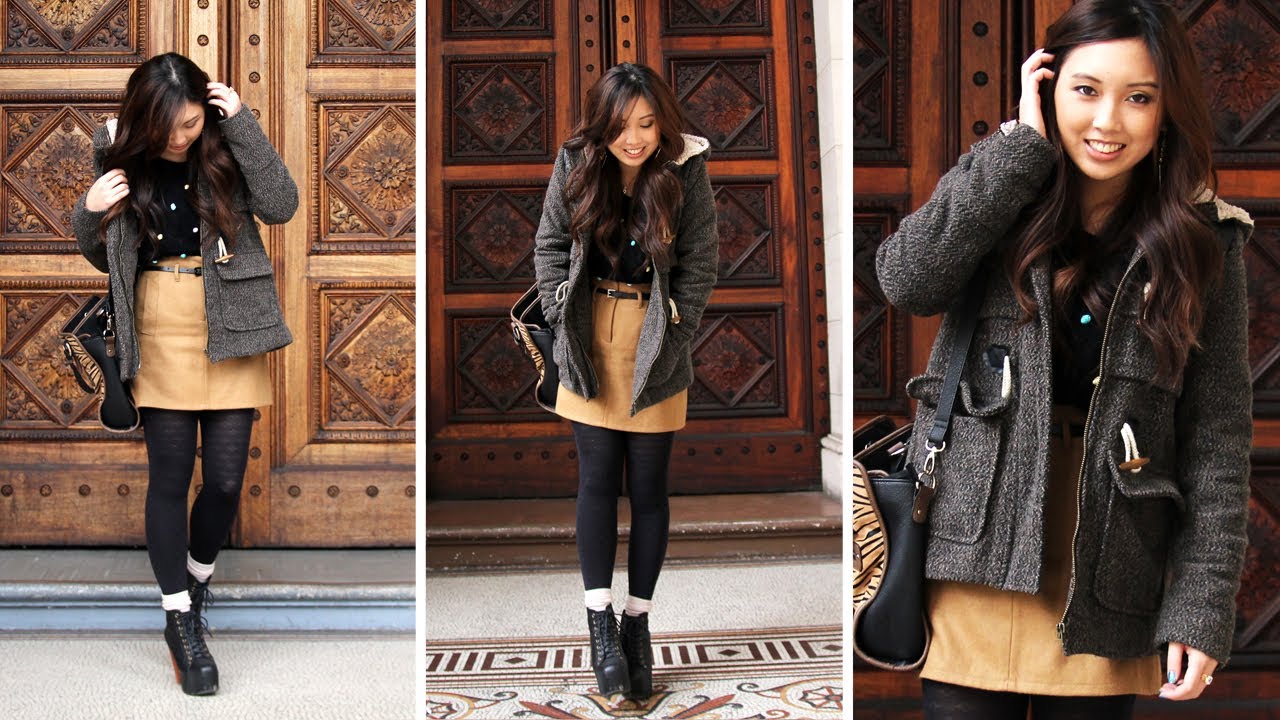 OOTD - Winter coat and Tights