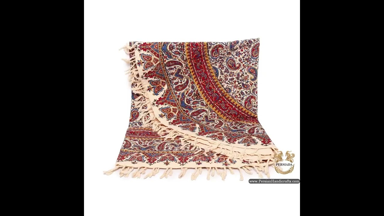 Unique Hand Printed Ghalamkar Tablecloth - Elevate Your Dining Experience!