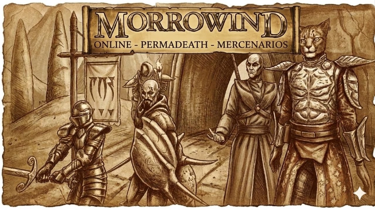 Morrowind Online Roleplay con Permadeath – Capítulo 3: Mercenarios - Nuevos integrantes