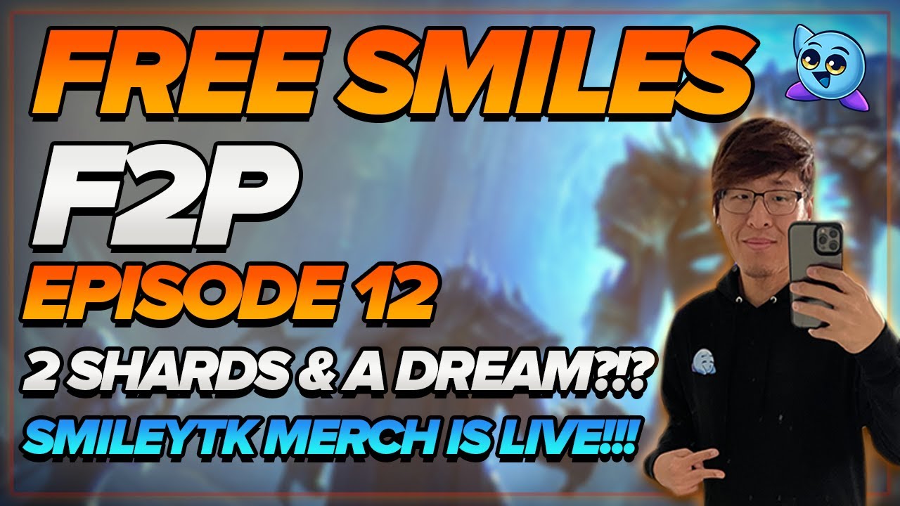 'F2P' 10X EVENT & SMILEYTK MERCH LAUNCH!!! | FREE SMILES - EPISODE 12 | Raid: Shadow Legends