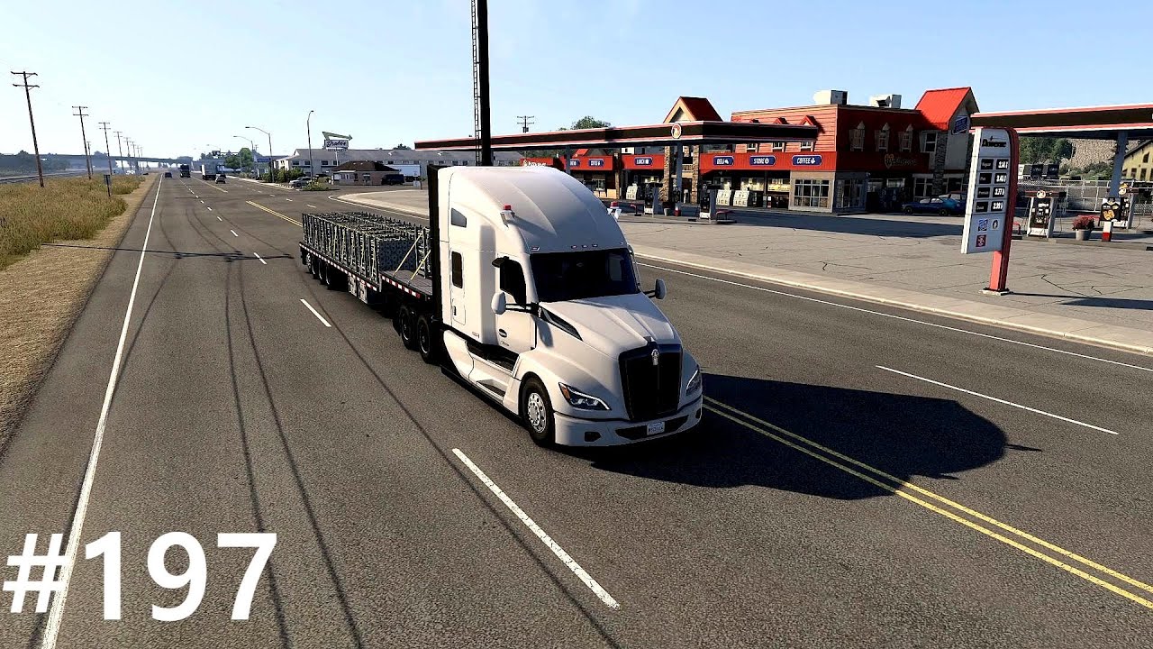 American Truck Simulator - Part 197 - Long Delivery From Glasgow To Kalispell