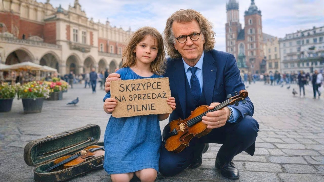 9-LETNIA DZIEWCZYNKA PRÓBUJE SPRZEDAĆ SKRZYPCE SWOJEGO OJCA NA TARGU — AŻ POJAWIA SIĘ ANDRÉ RIEU