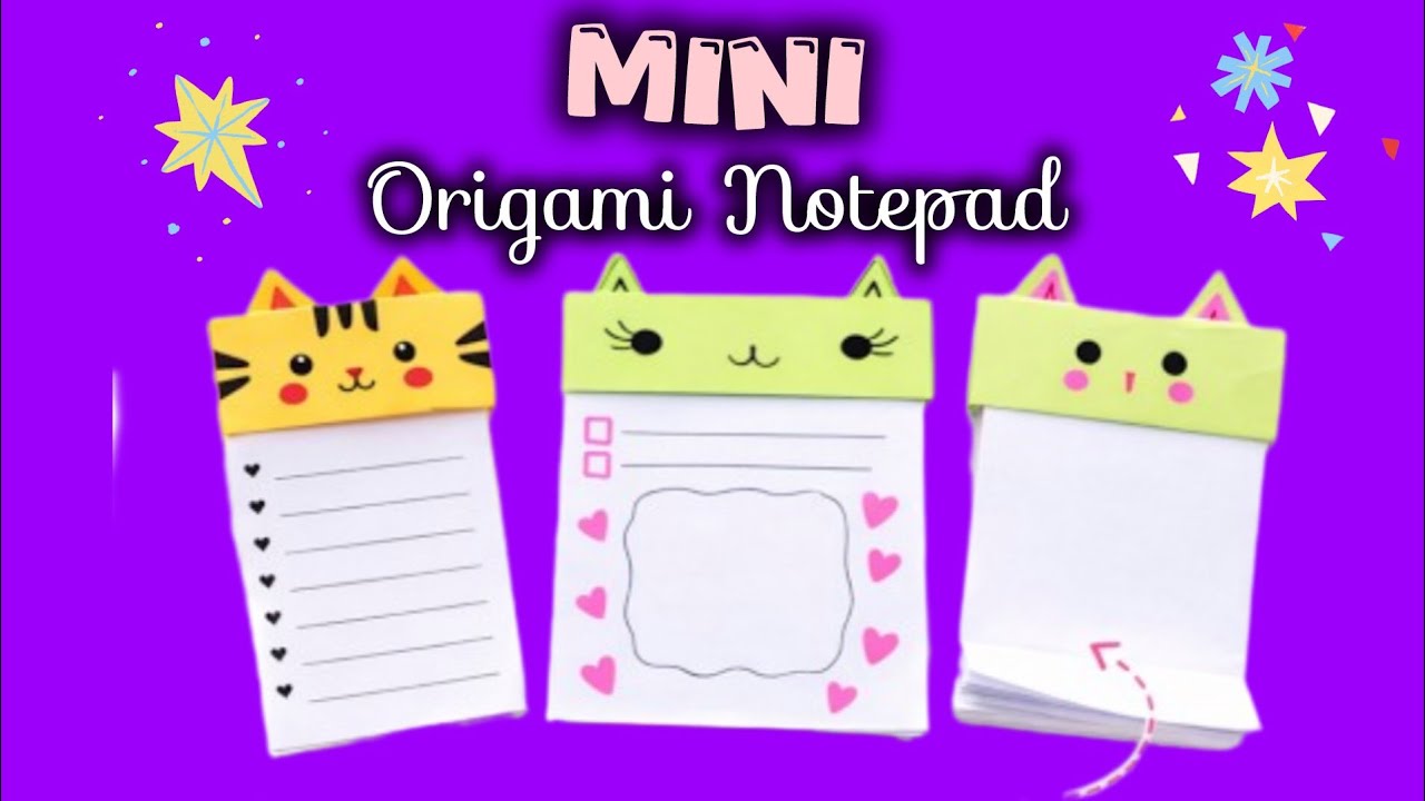 DIY Mini Notepad / Cute mini Notebook/How to make Notebook with glue and scissors /Paper craft