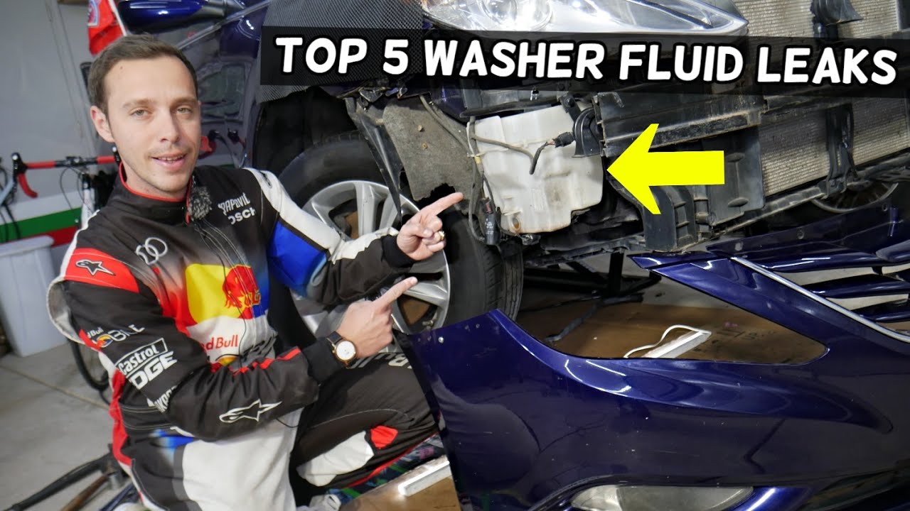 TOP 5 WHERE LEAKING WHINDSHELD WASHER FLUID ON A CAR