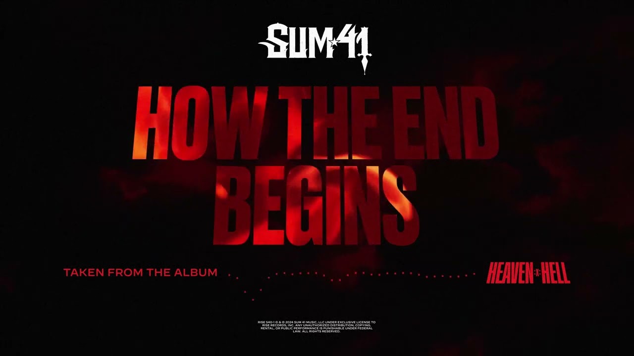 Sum 41 - How The End Begins (Official Visualizer)
