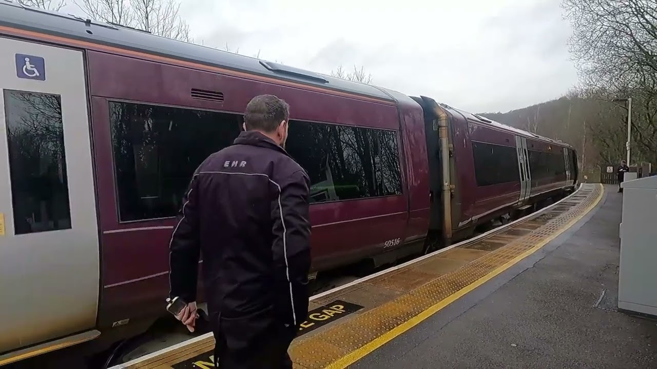 Ambergate Railway Station, a single track  station