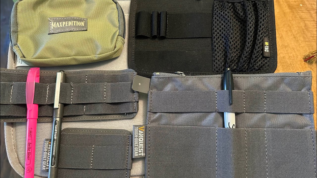 Velcro Admin Panel & Pouch Rundown!  Customize your internal organization!