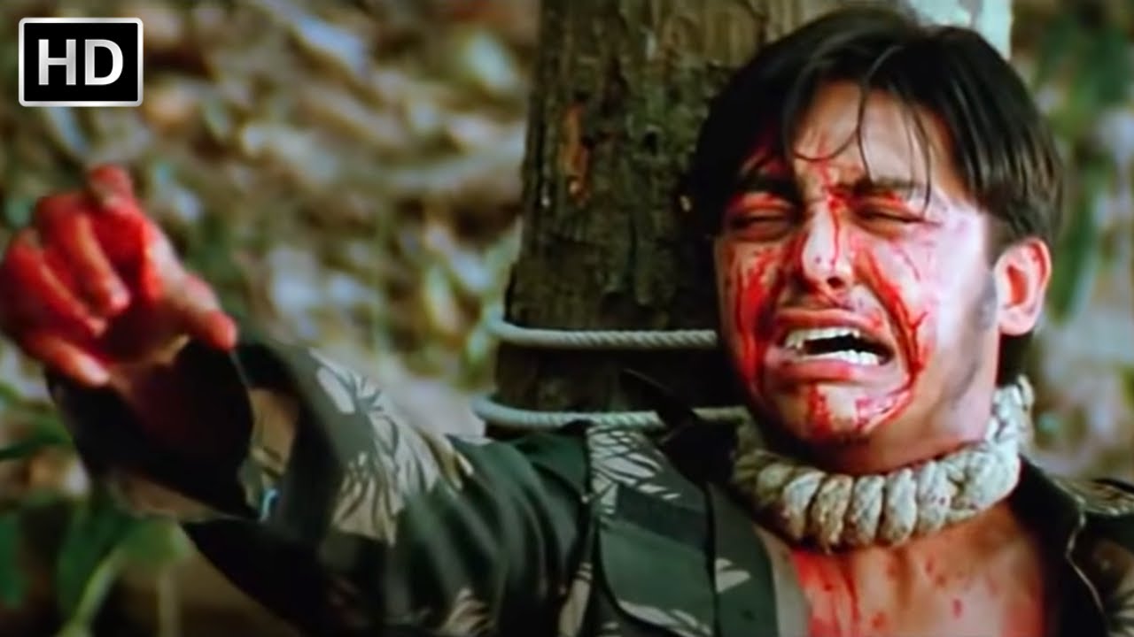 झाड़ियों में चुप कर में अपने बेटे को मरते हुए नहीं देख सकता | Ajay Devgan Action - Bobby Deol Action