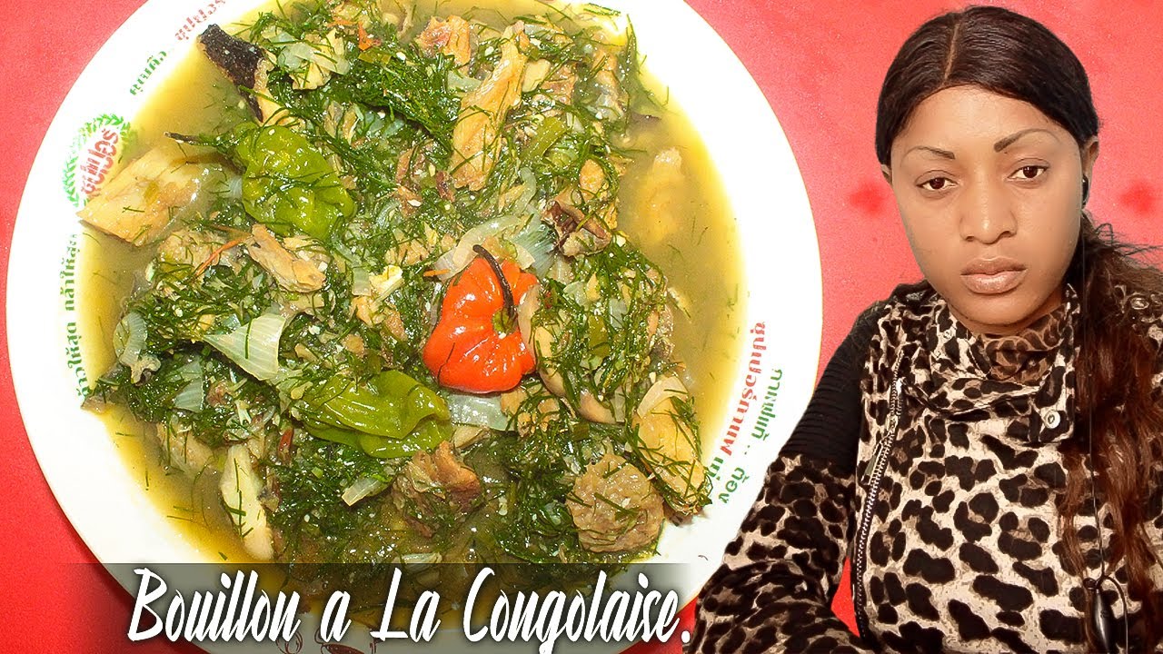 Rytha BM: Bouillon à la Congolaise (Poisson salé et poisson fumé)