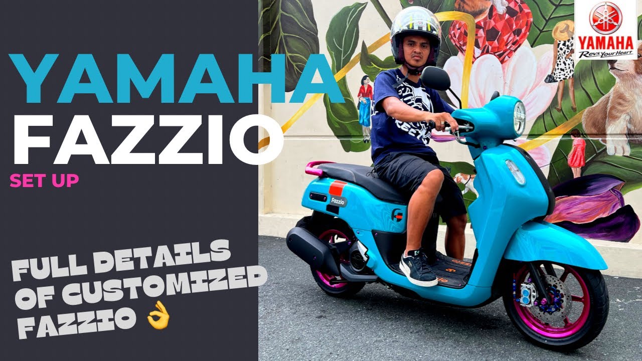 My Yamaha Fazzio Customized Set up - Ano nga ba mga pinalitan ko? | Borga TV