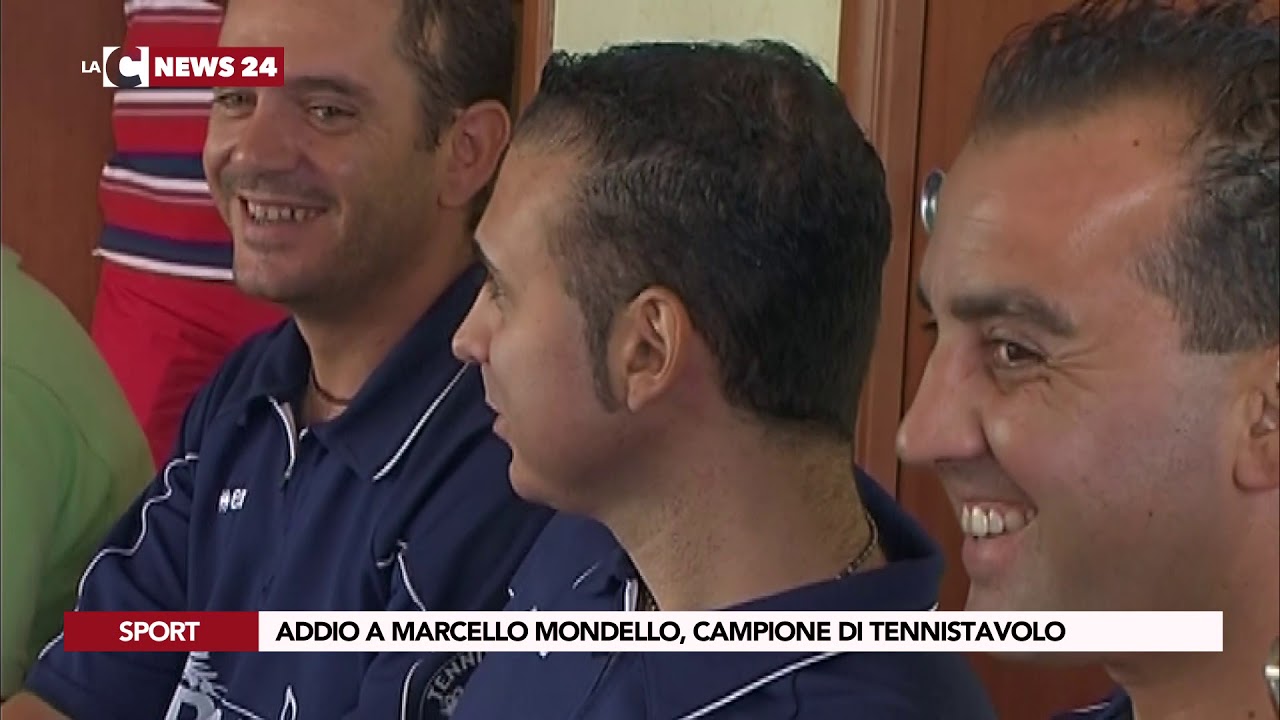 ADDIO A MARCELLO MONDELLO, CAMPIONE DI TENNISTAVOLO