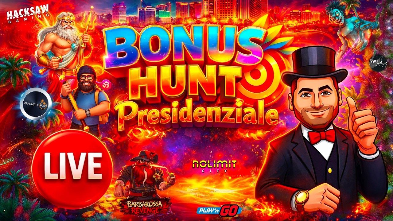 🔴 BONUS HUNT Presidenziale 🎯 Mimmone Vs SLOT ONLINE🎰 Acquisti BONUS + BET MAX | 𝐢𝐥 𝐂𝐨𝐛𝐫𝐚 𝐓𝐢𝐩𝐬𝐭𝐞𝐫 𝐓𝐕📺