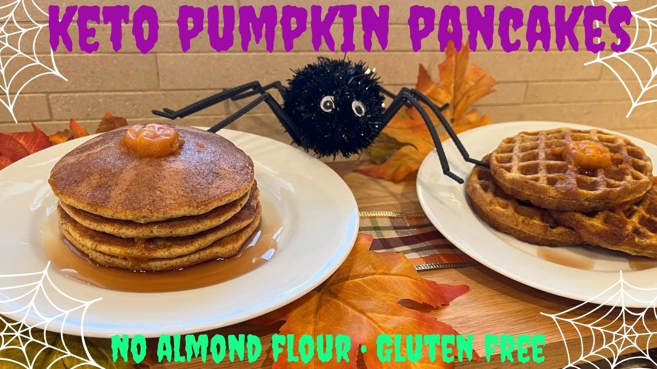 KETO PUMPKIN PANCAKES | No Almond Flour | Gluten Free | Featuring Our Whipped Pumpkin Butter | Yum!!