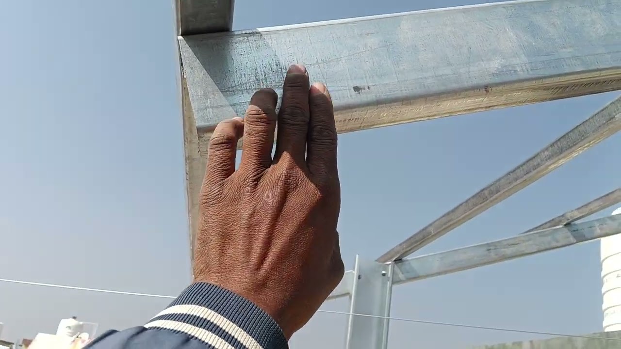 3.6Kw On Grid Solar Project Structure full DETAILS IN HINDI ।।सोलर पैनल के लिए स्ट्रेचर कैसे बनाएं।